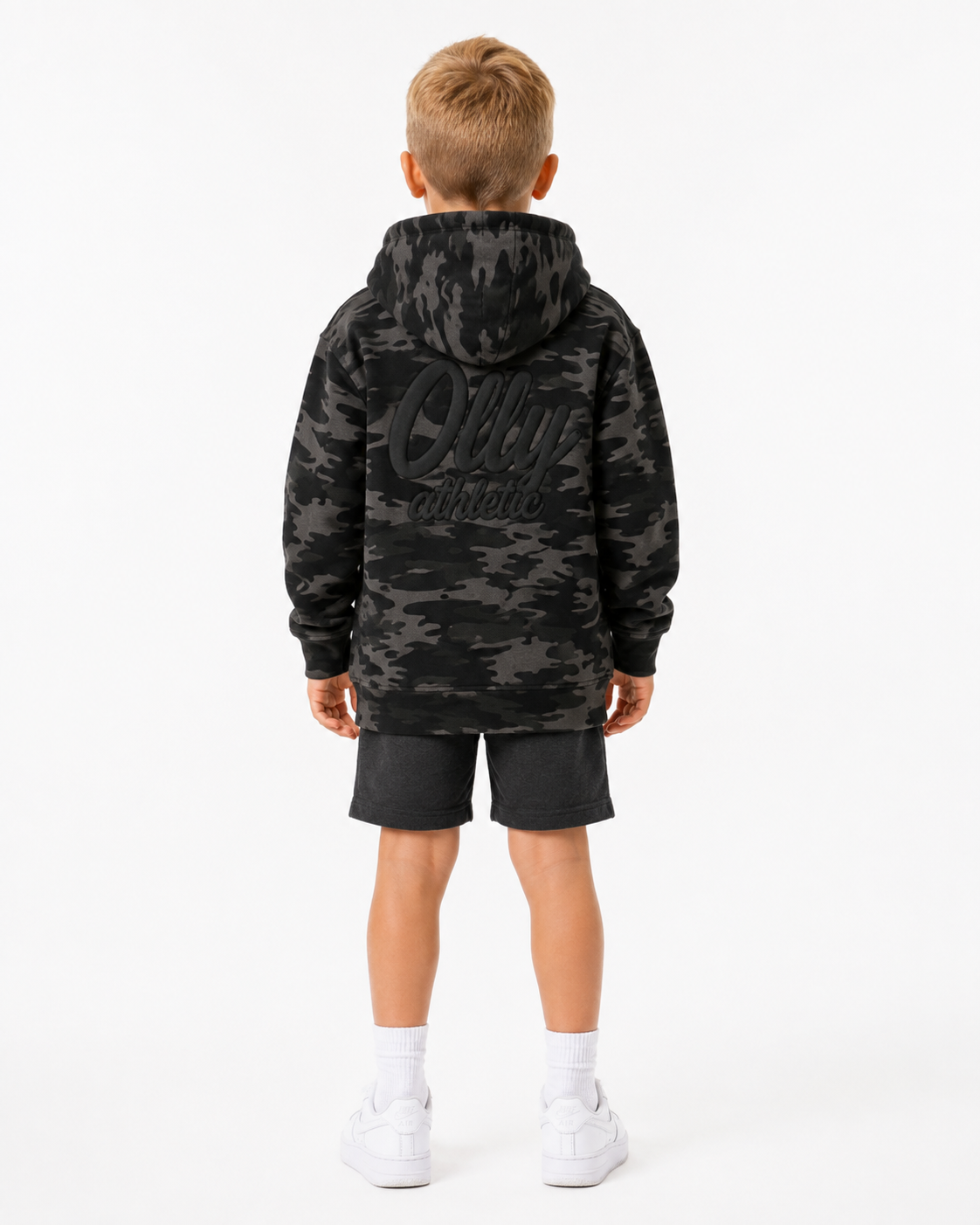 OA PUFF PRINT CAMO HOODIE - KIDS