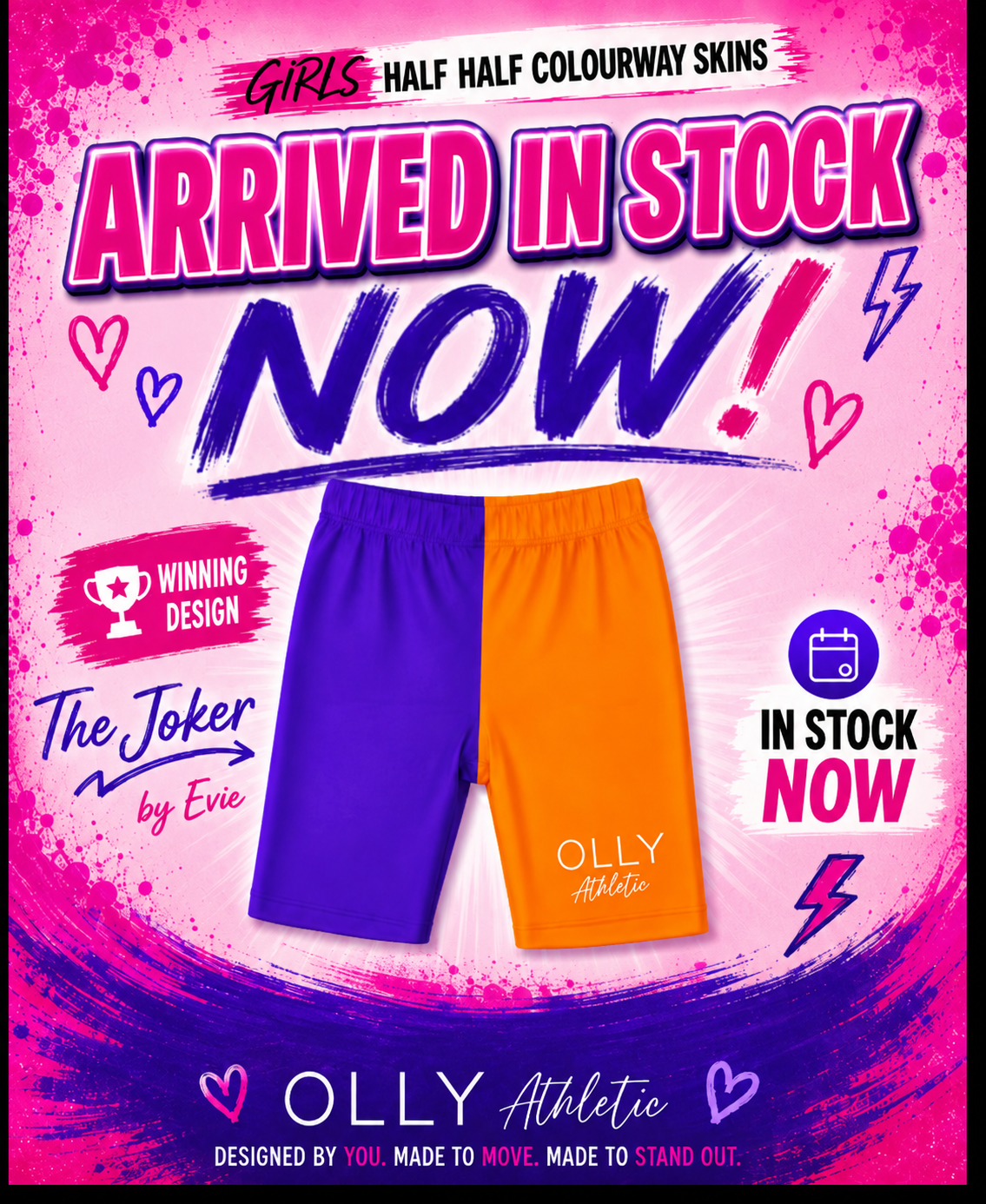 OA GIRLS THE JOKER HALF HALF SKINS