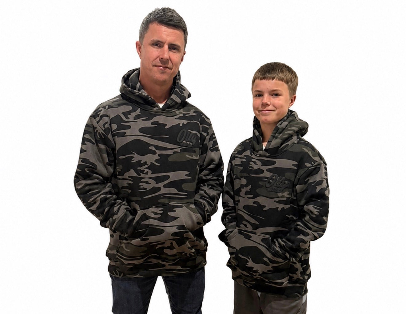 OA PUFF PRINT CAMO HOODIE - ADULTS