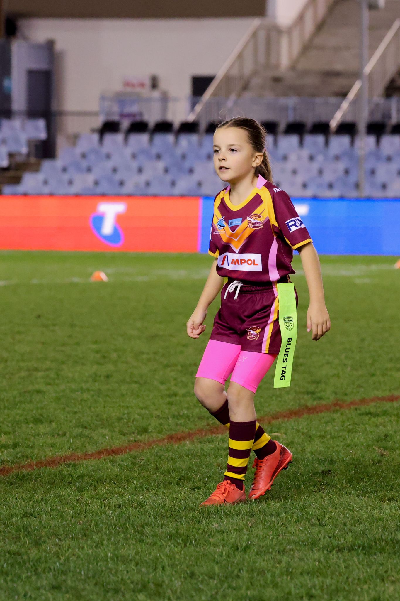 OLLY ATHLETIC CANDY PINK SKINS - GIRLS