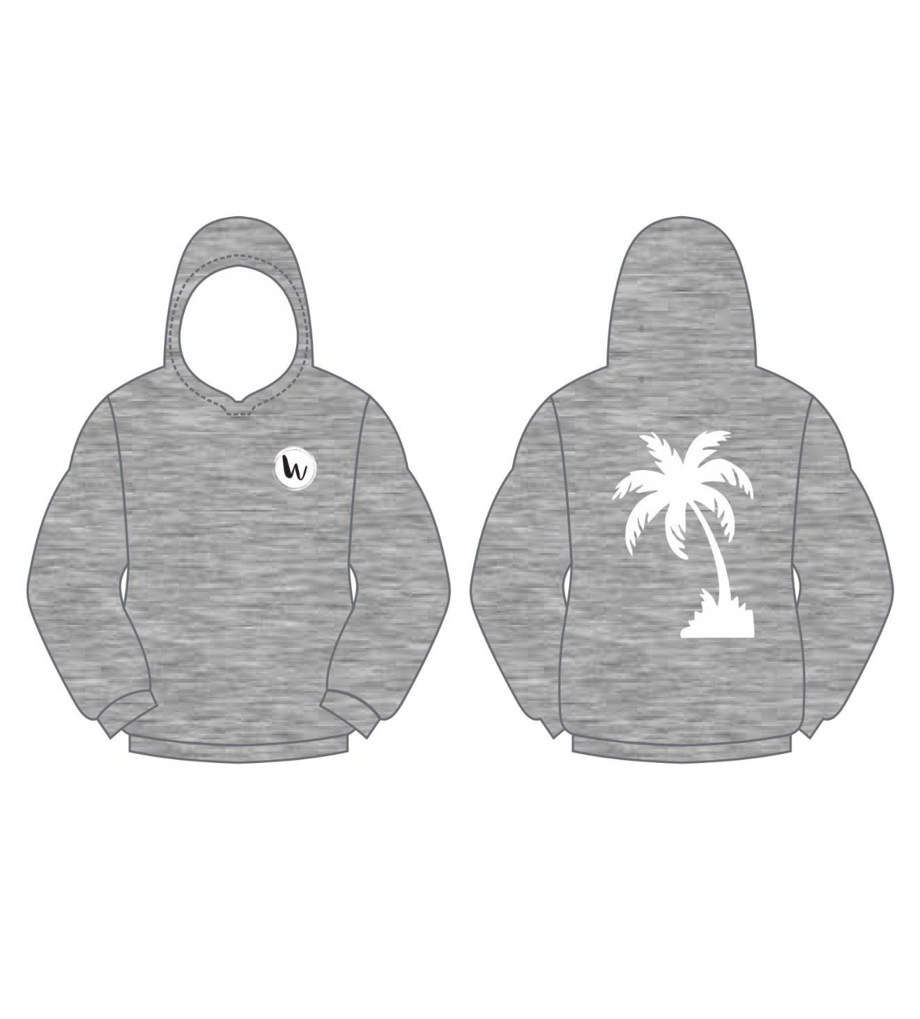 WILDLYFE PALM TREE HOODIE - YOUTH