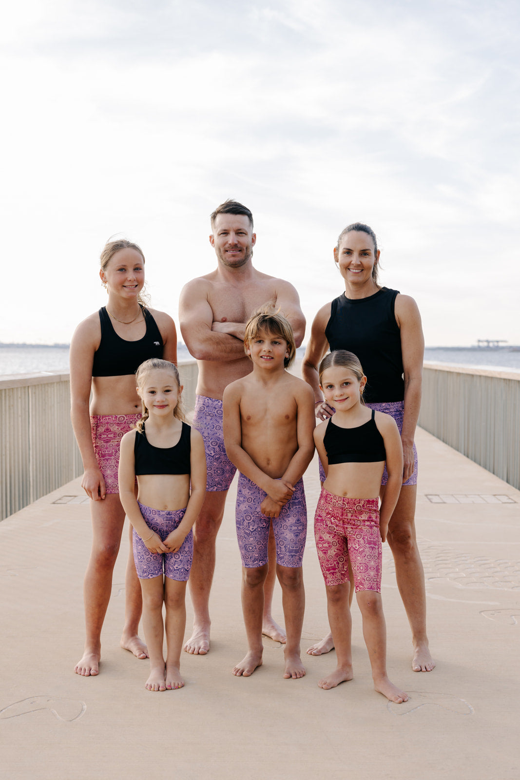 OLLY ATHLETIC INDIGENOUS SHORT SKINS - GIRLS