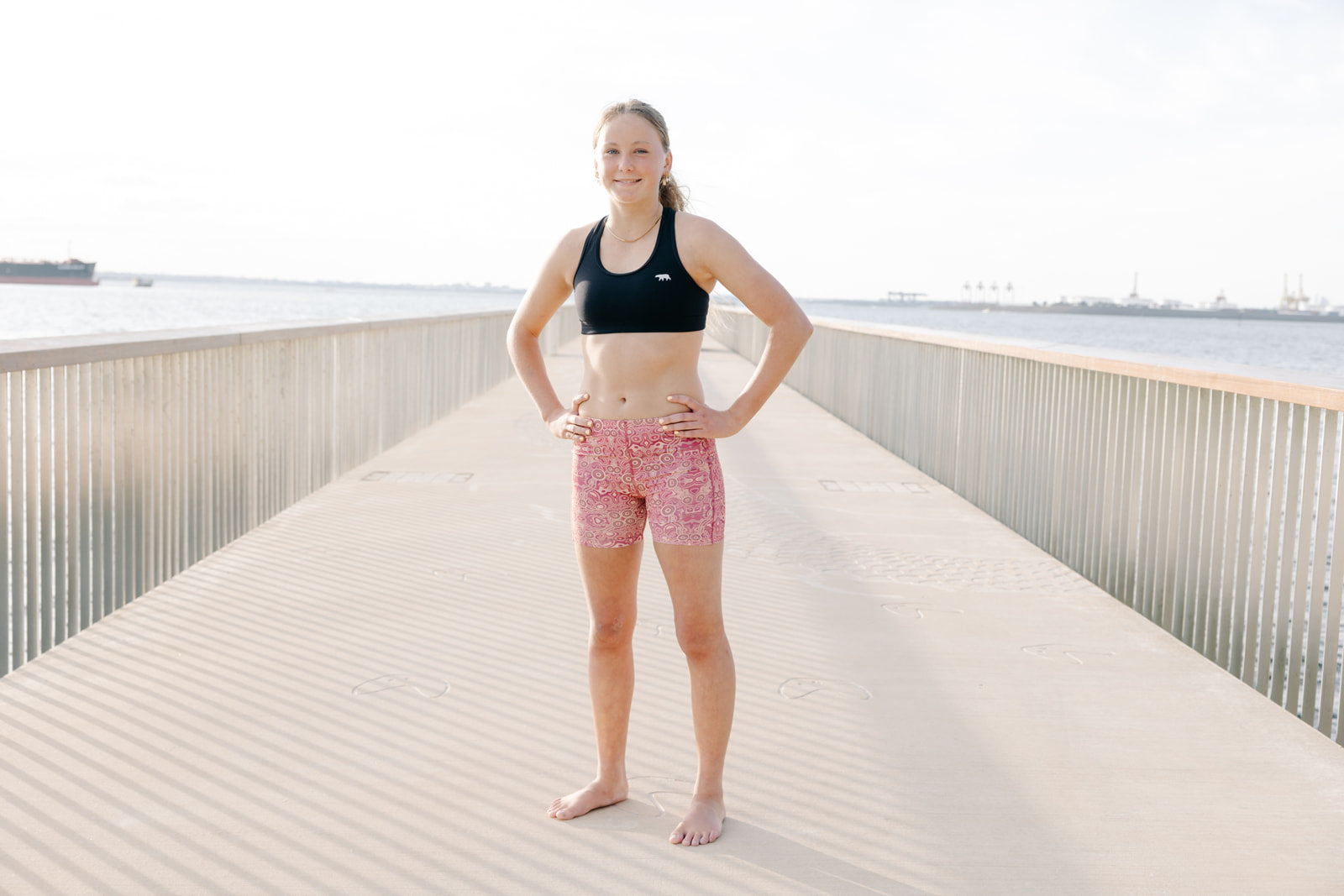 OLLY ATHLETIC INDIGENOUS SHORT SKINS - GIRLS