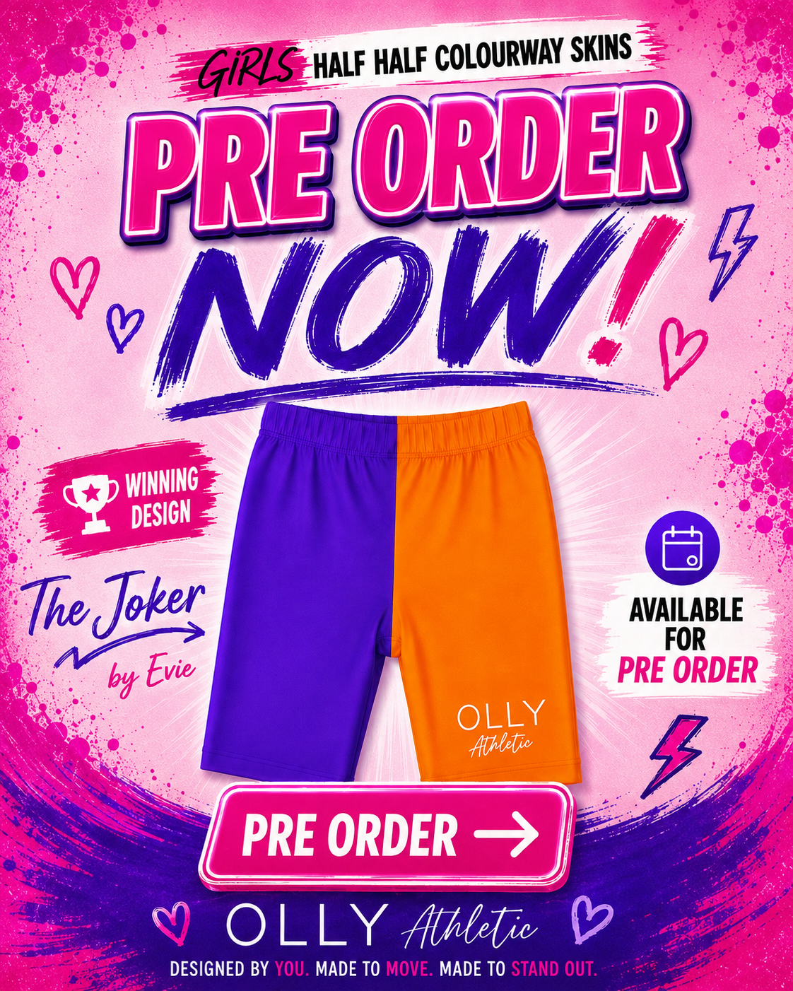 OA GIRLS THE JOKER HALF HALF SKINS